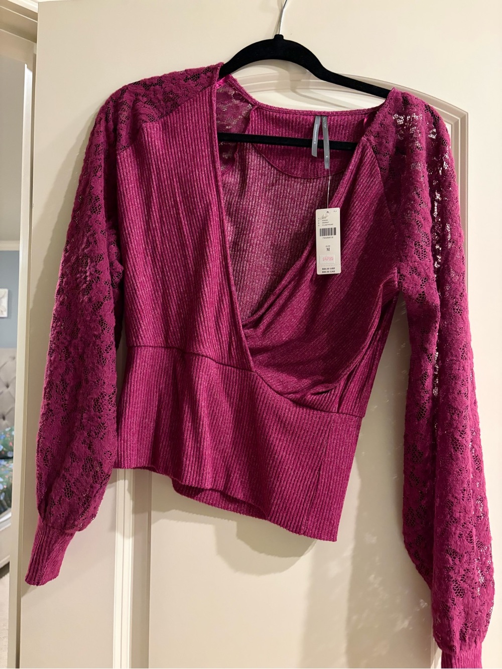 By Anthropologie wrap sweater NEW